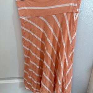 Knee length skirt